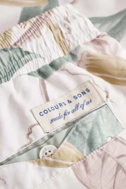 Colours & Sons Badehose Printed - Botanical*Herren Badehosen