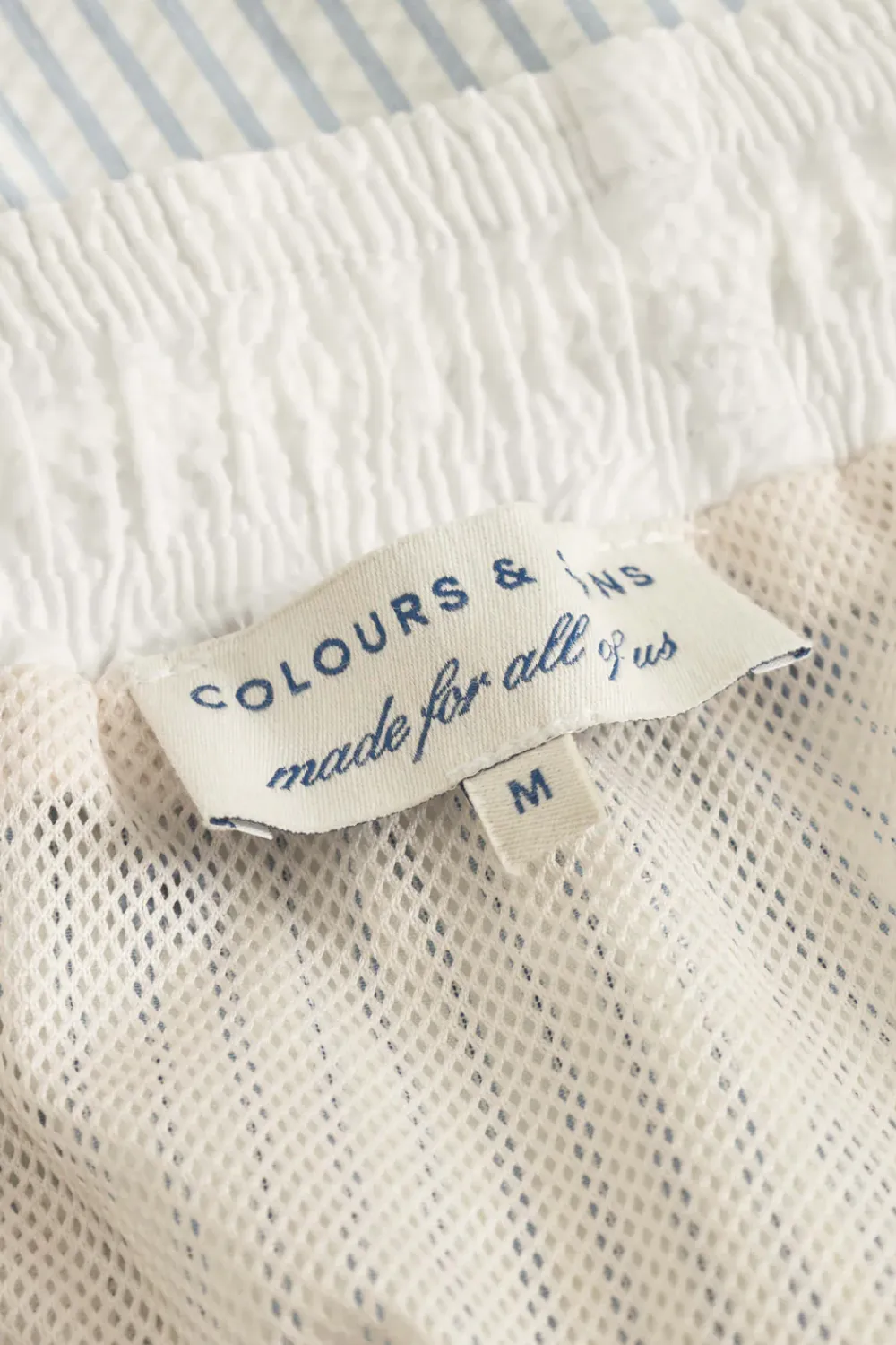 Colours & Sons Badehose Seersucker - Blue Stripes*Herren Badehosen