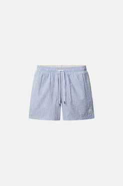 Colours & Sons Badehose Seersucker - Denim Stripes*Herren Badehosen