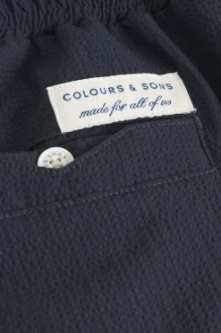 Colours & Sons Badehose Seersucker - Navy*Herren Badehosen