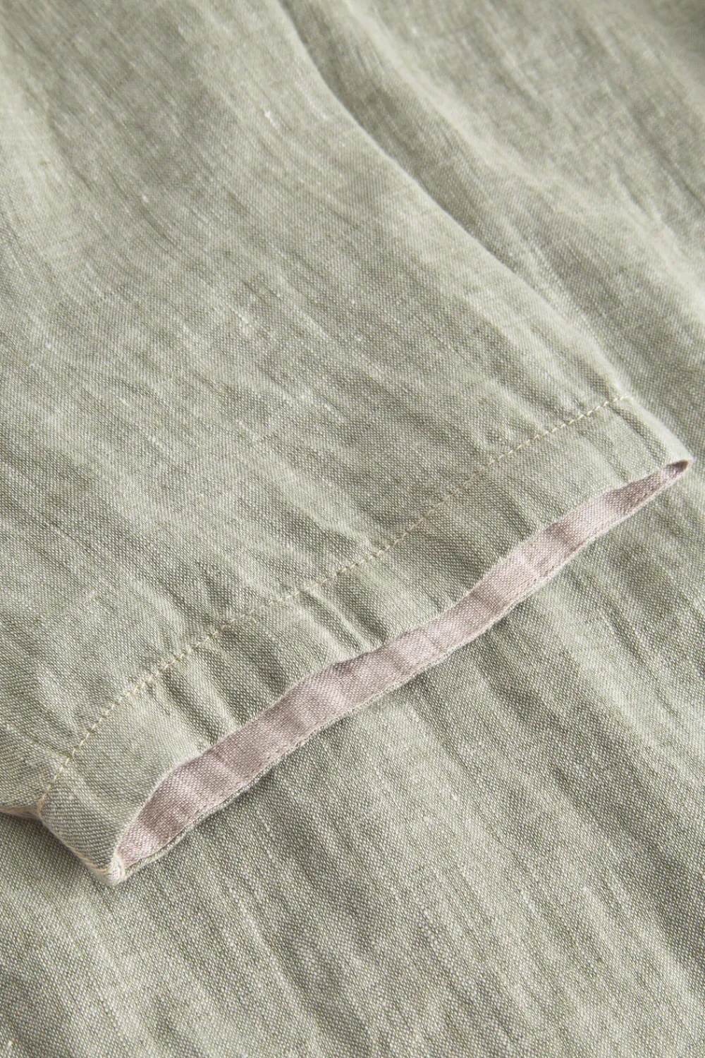 Colours & Sons Basic Leinen Hemd - Olive*Herren Hemden