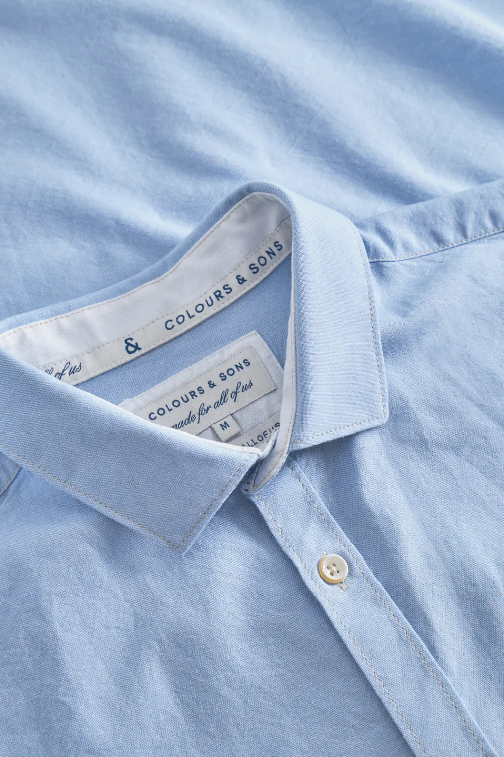 Colours & Sons Basic Oxford Hemd - Sky*Herren Hemden|Hemden