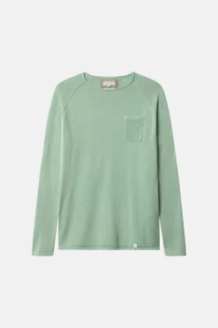 Colours & Sons Basic Pullover Pocket - Mint*Herren Pullover|Pullover