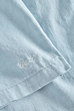 Colours & Sons Basic Shorts Leinen Blend - Vintage Blue*Herren Shorts