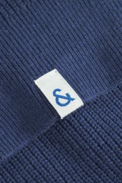 Colours & Sons Cardigan Leinen Blend - Navy*Herren Pullover