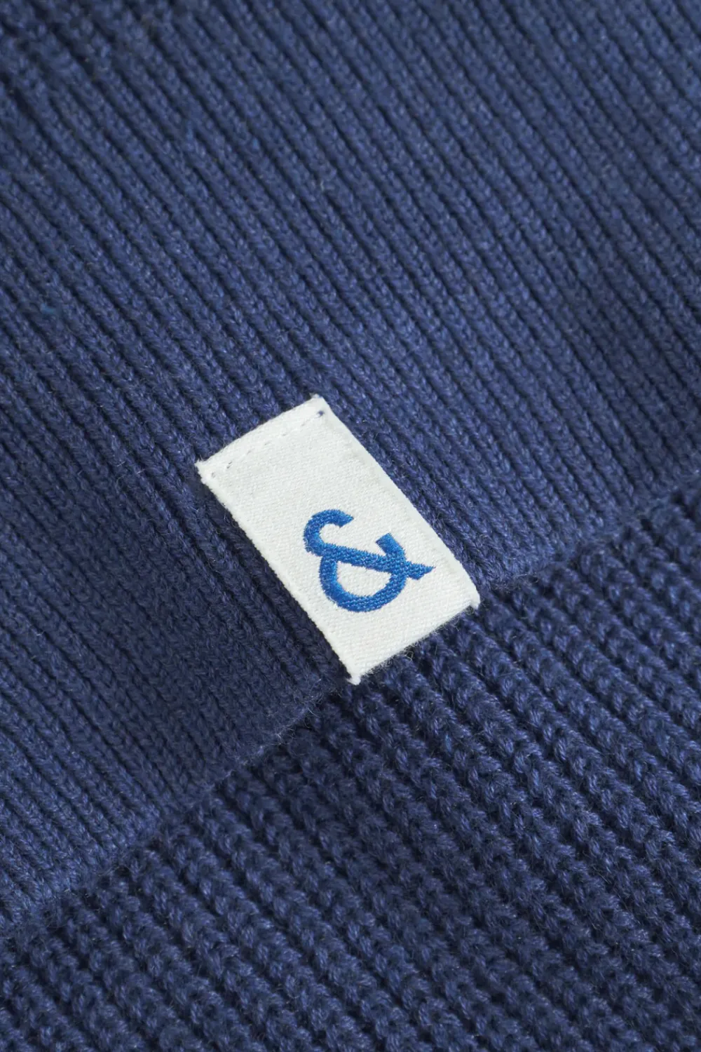 Colours & Sons Cardigan Leinen Blend - Navy*Herren Pullover
