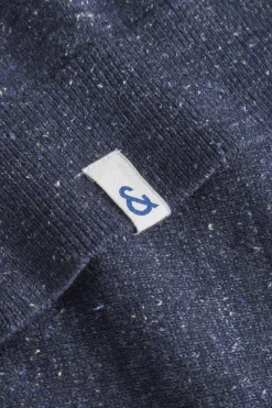 Colours & Sons Cardigan Silk-Blend - Navy*Herren Pullover