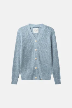 Colours & Sons Cardigan Two-Tone - Dove*Herren Pullover