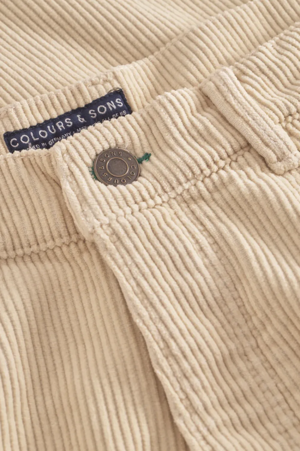 Colours & Sons Cargo Cordhose - Offwhite*Herren Hosen