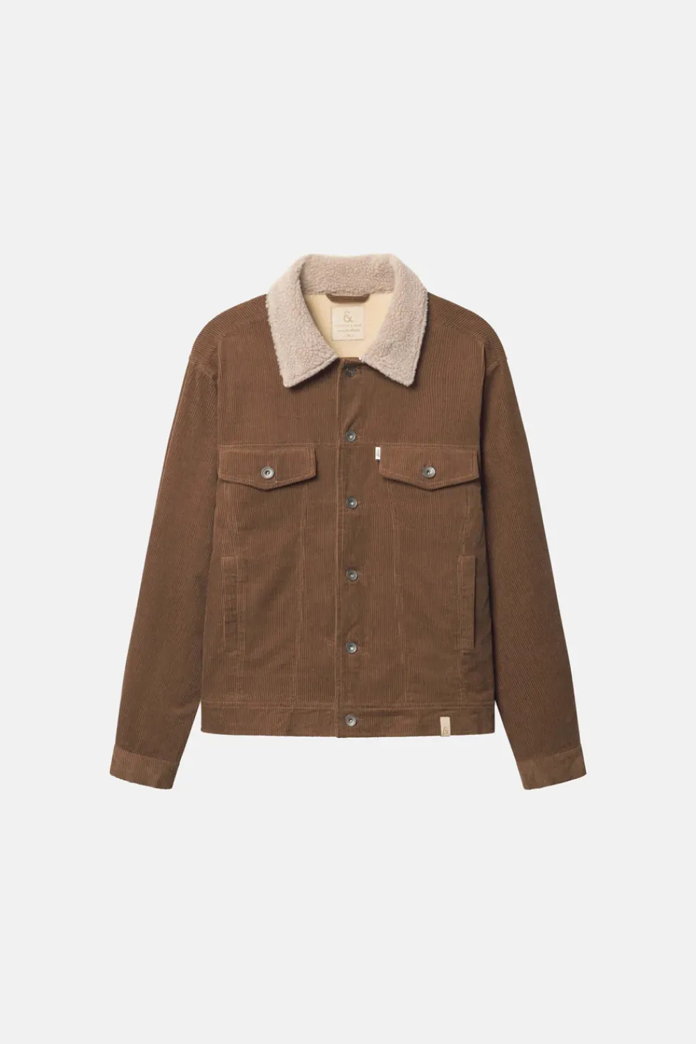 Colours & Sons Cord Trucker Jacke-Fellkragen - Soil*Herren Jacken