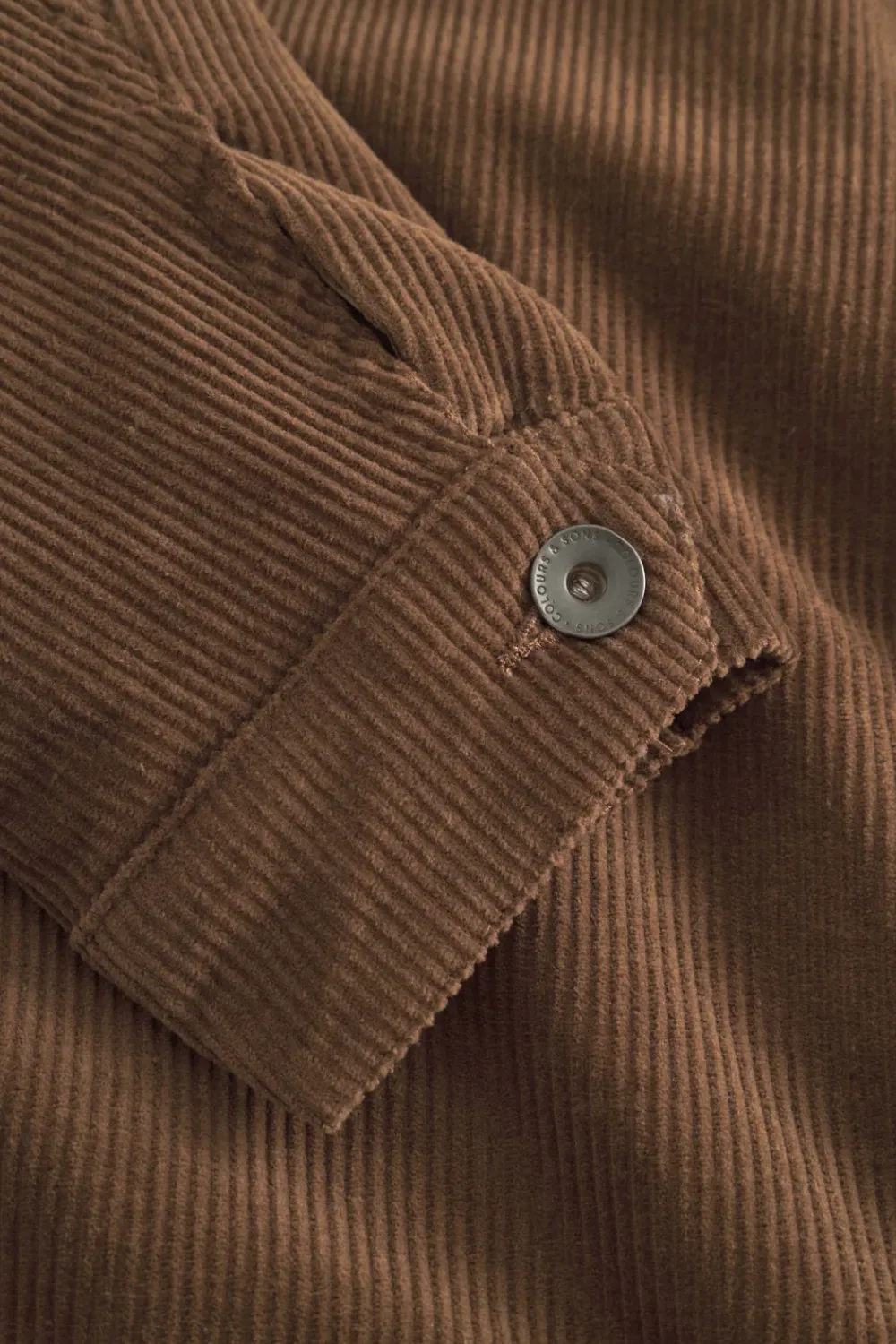 Colours & Sons Cord Trucker Jacke-Fellkragen - Soil*Herren Jacken