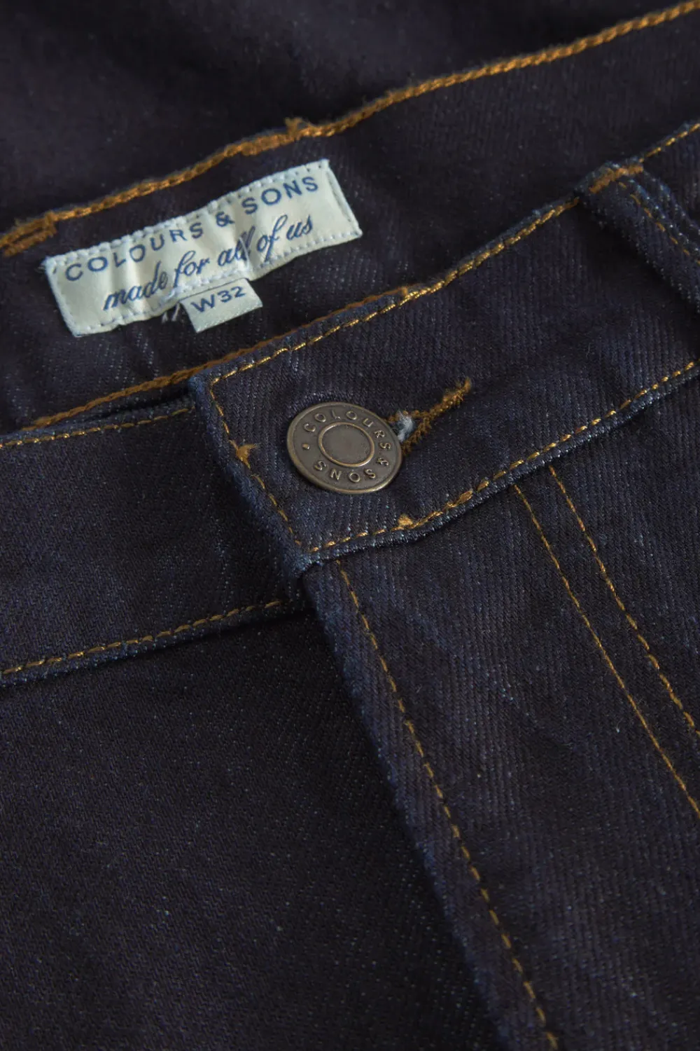 Colours & Sons Denim Cropped Stretch - Raw Denim*Herren Jeans|Hosen & Jeans