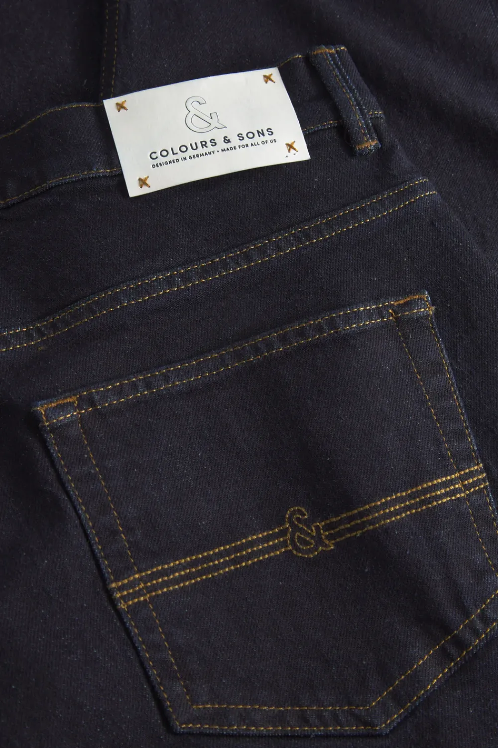 Colours & Sons Denim Cropped Stretch - Raw Denim*Herren Jeans|Hosen & Jeans