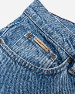 Colours & Sons Denim Cropped Stretch - Washed Blue*Herren Jeans