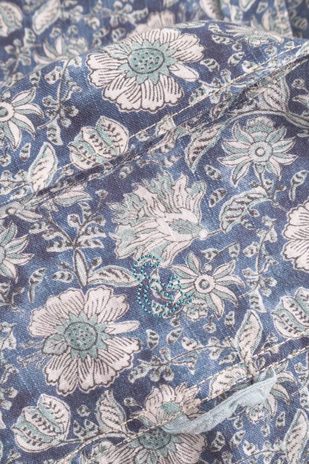 Colours & Sons Hemd gemuster - Fuji Flowers*Herren Hemden