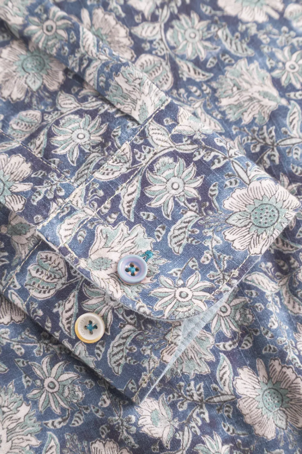 Colours & Sons Hemd gemuster - Fuji Flowers*Herren Hemden