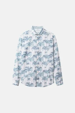 Colours & Sons Hemd gemuster - Kimono Palms*Herren Hemden