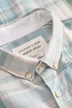 Colours & Sons Hemd gemustert - Kimono Check*Herren Hemden