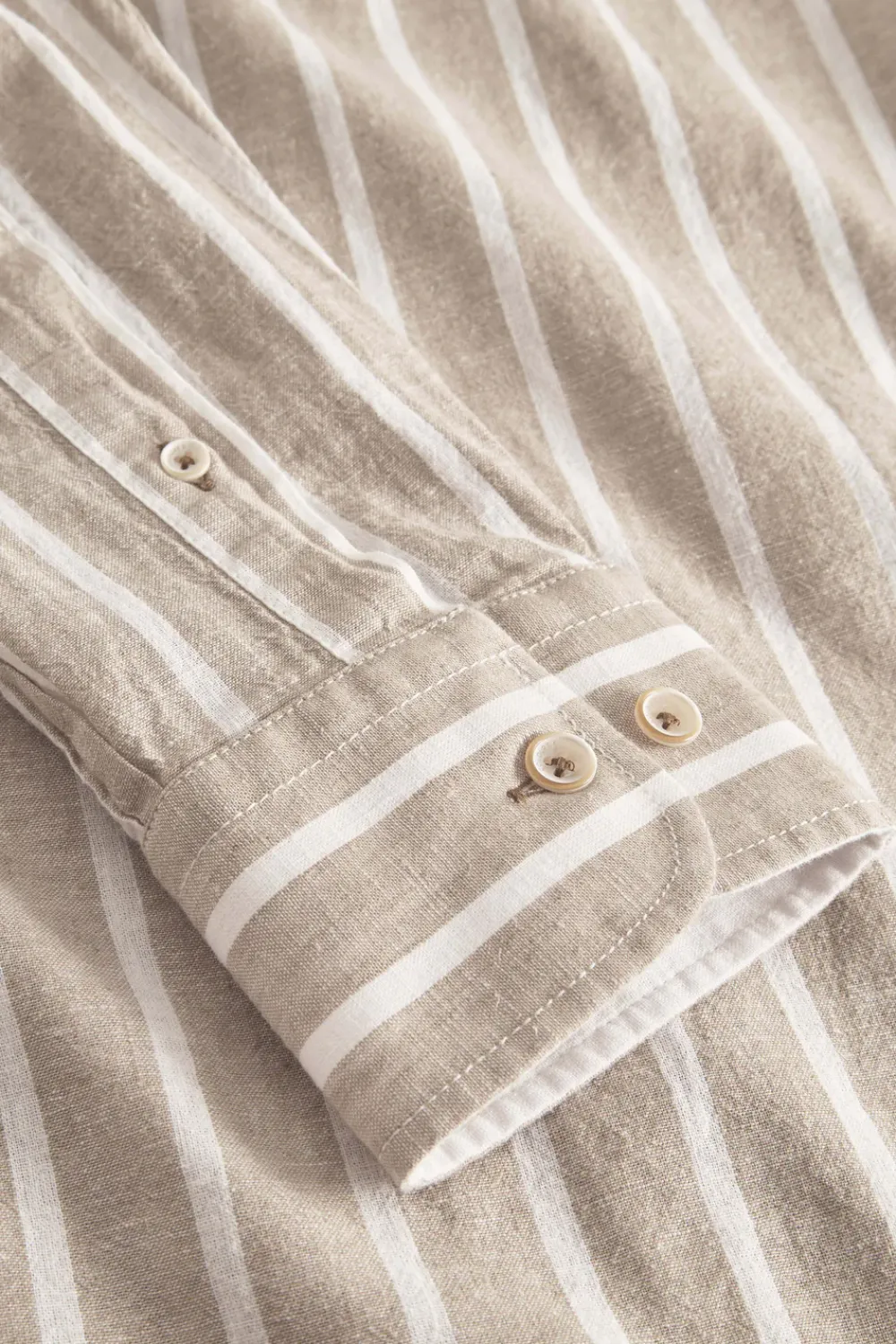 Colours & Sons Hemd gestreift Leinenmischung - Tent Stripes*Herren Hemden