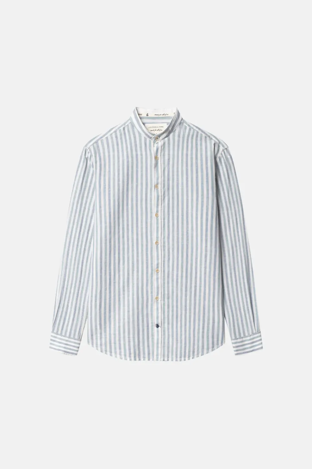 Colours & Sons Hemd Leinen Blend - Kimono-Great Wave*Herren Hemden