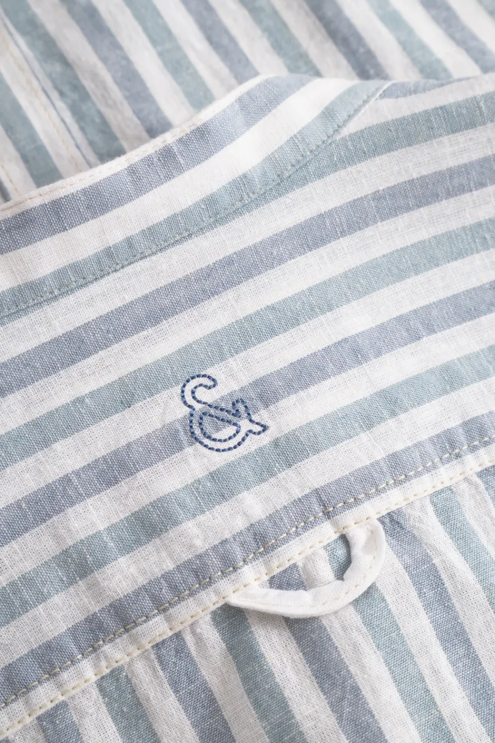 Colours & Sons Hemd Leinen Blend - Kimono-Great Wave*Herren Hemden