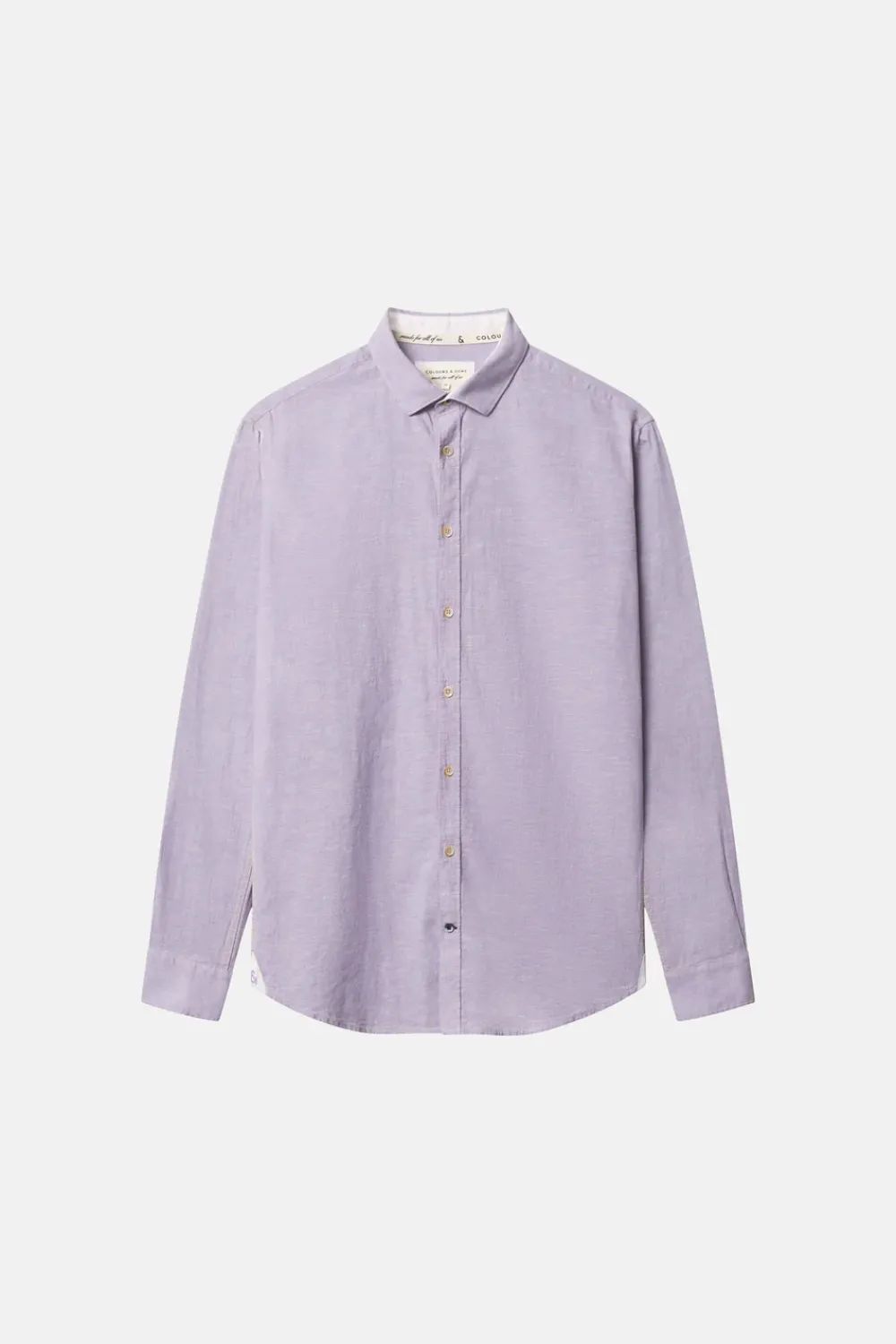 Colours & Sons Hemd Leinen Blend - Orchid*Herren Hemden
