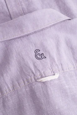 Colours & Sons Hemd Leinen Blend - Orchid*Herren Hemden