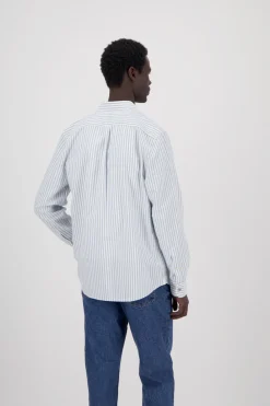 Colours & Sons Hemd Oxford Stripes - Sky Stripes*Herren Hemden|Hemden