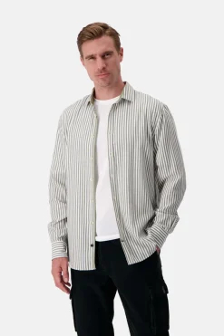 Colours & Sons Hemd Twill Basic - Clover Stripes*Herren Hemden|Hemden