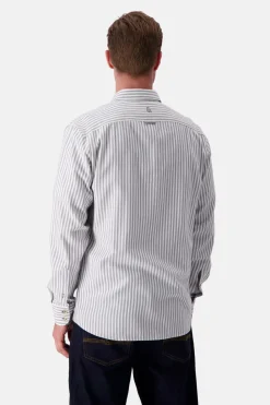 Colours & Sons Hemd Twill Basic - Silver Stripes*Herren Hemden|Hemden
