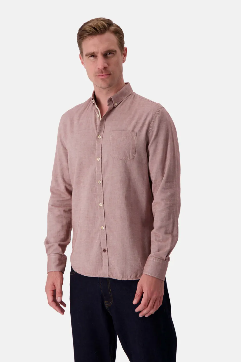 Colours & Sons Hemd Twill Basic - Soil*Herren Hemden|Hemden