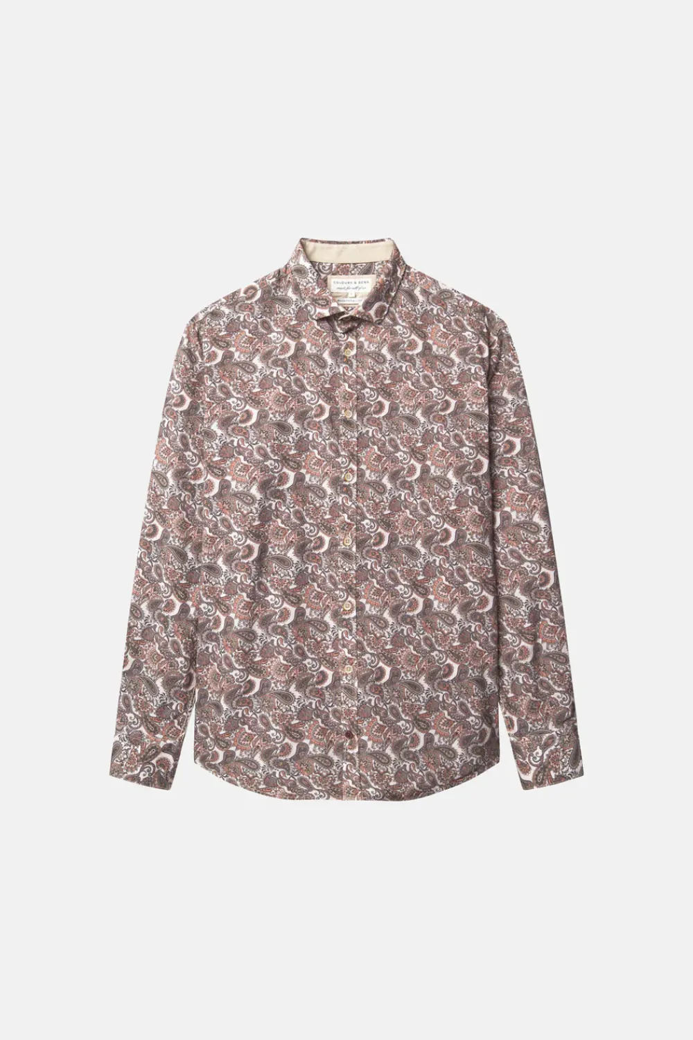 Colours & Sons Hemd-gemustert - Mezcal Paisley*Herren Hemden