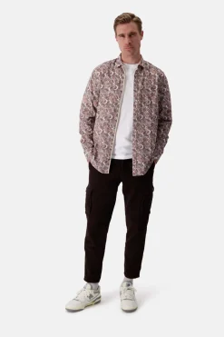 Colours & Sons Hemd-gemustert - Mezcal Paisley*Herren Hemden