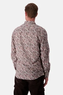 Colours & Sons Hemd-gemustert - Mezcal Paisley*Herren Hemden