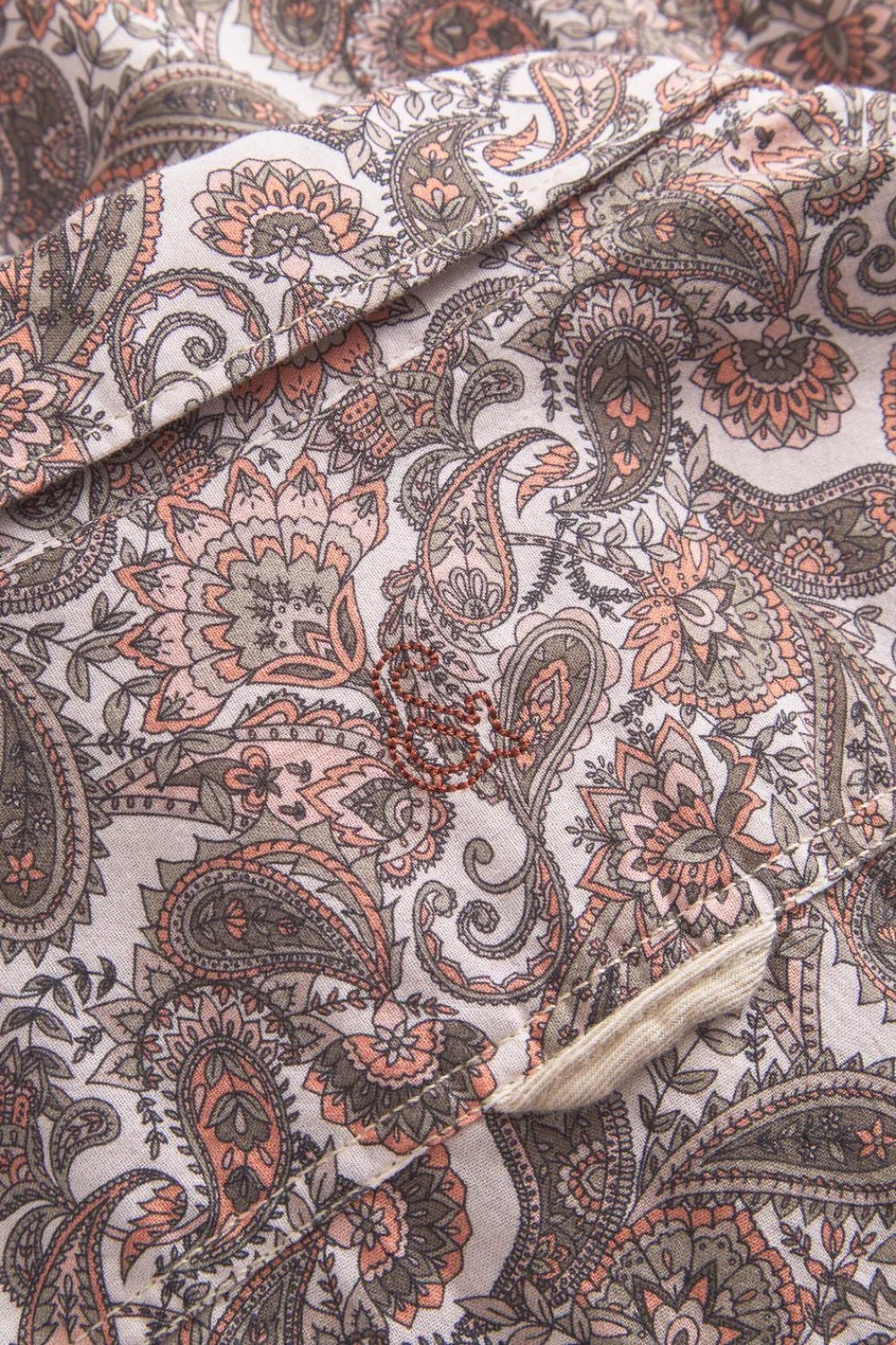 Colours & Sons Hemd-gemustert - Mezcal Paisley*Herren Hemden