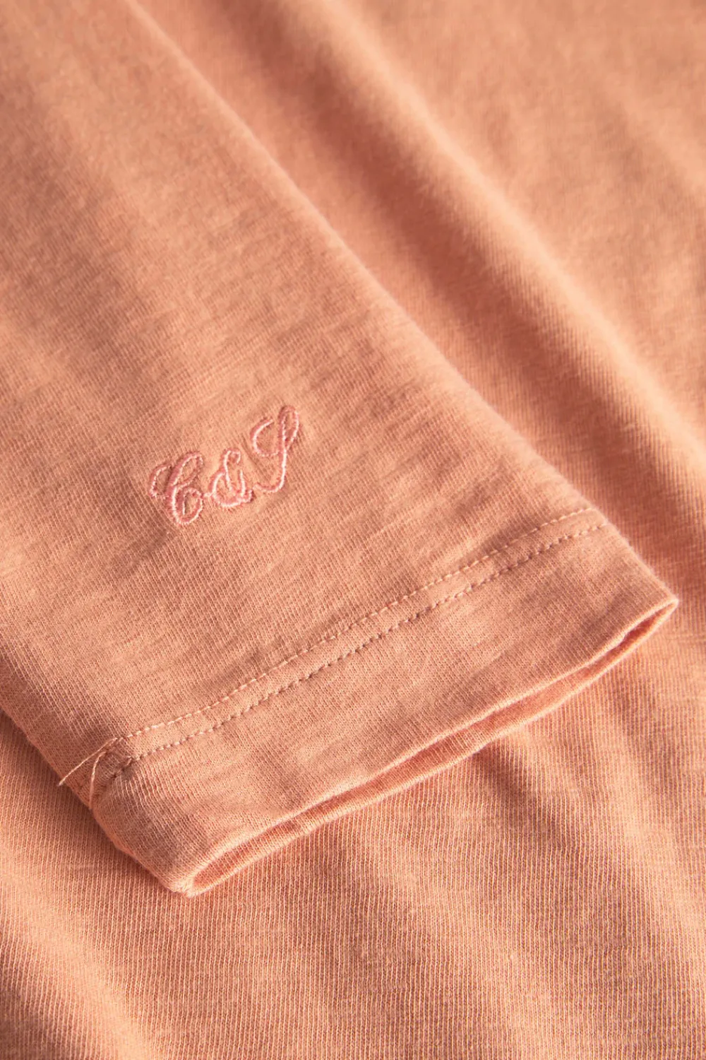Colours & Sons Henley - Slub - Peach*Herren T-Shirts & Polos|Longsleeves