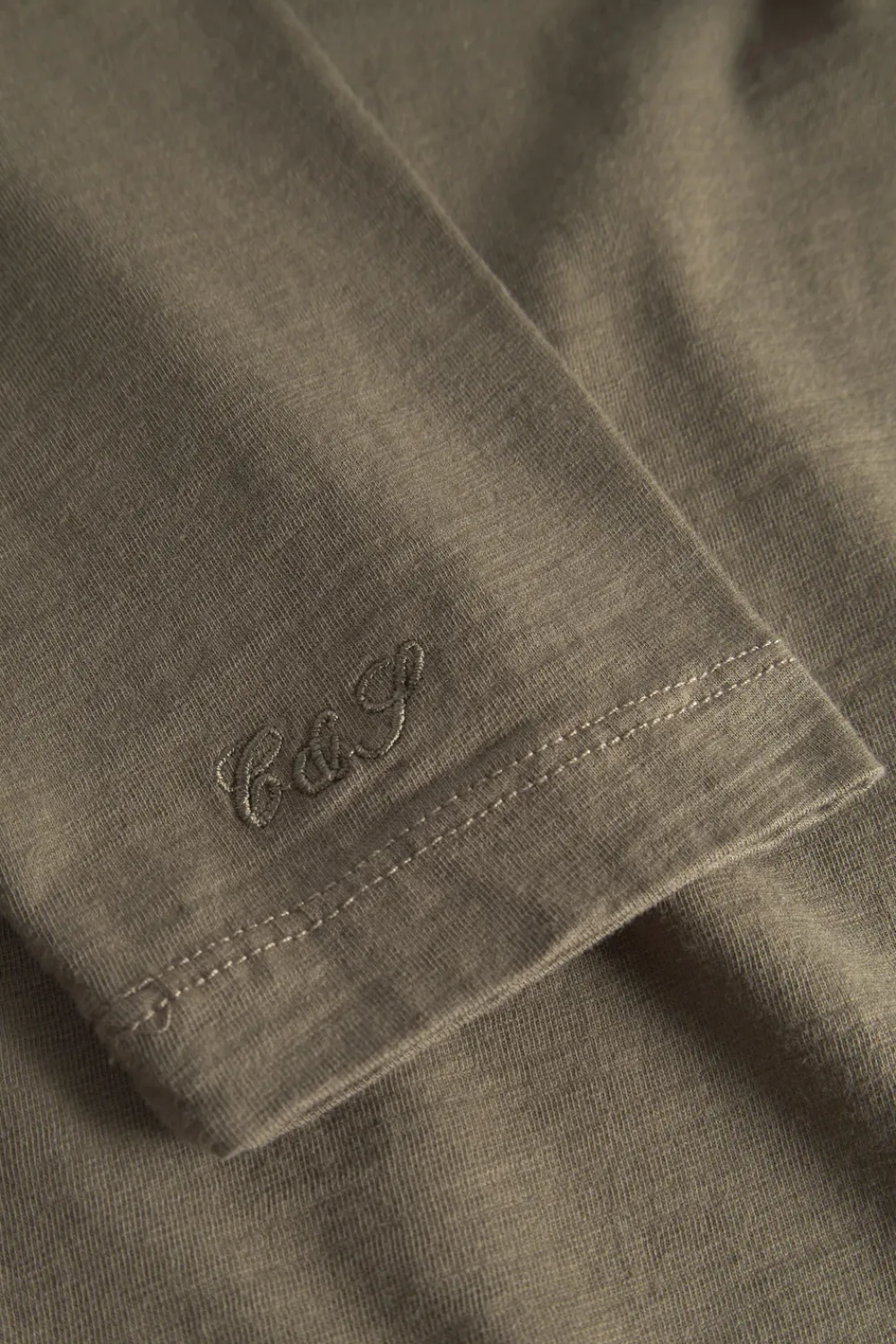 Colours & Sons Henley Shirt Slub - Olive*Herren T-Shirts & Polos|Longsleeves
