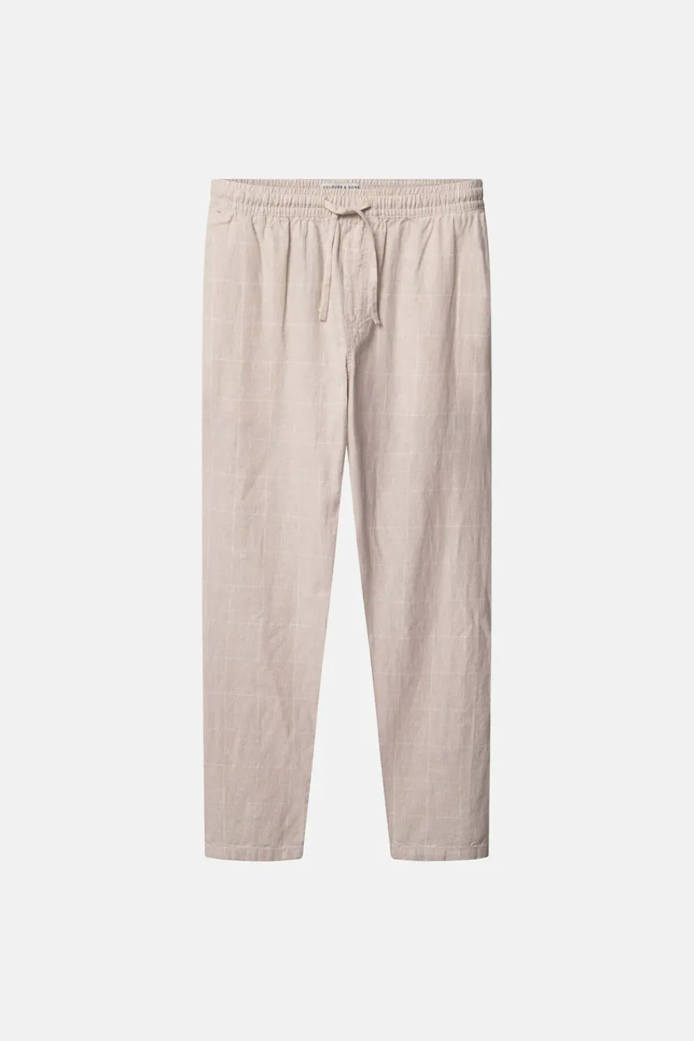 Colours & Sons Hose Leinen Blend - Tent Check*Herren Hosen