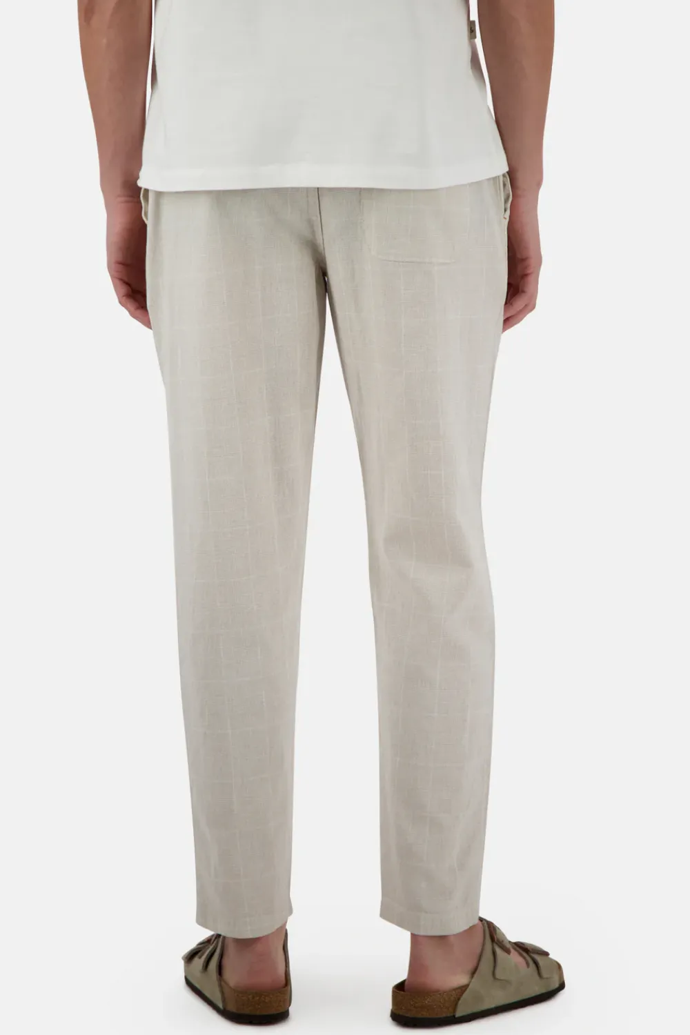 Colours & Sons Hose Leinen Blend - Tent Check*Herren Hosen