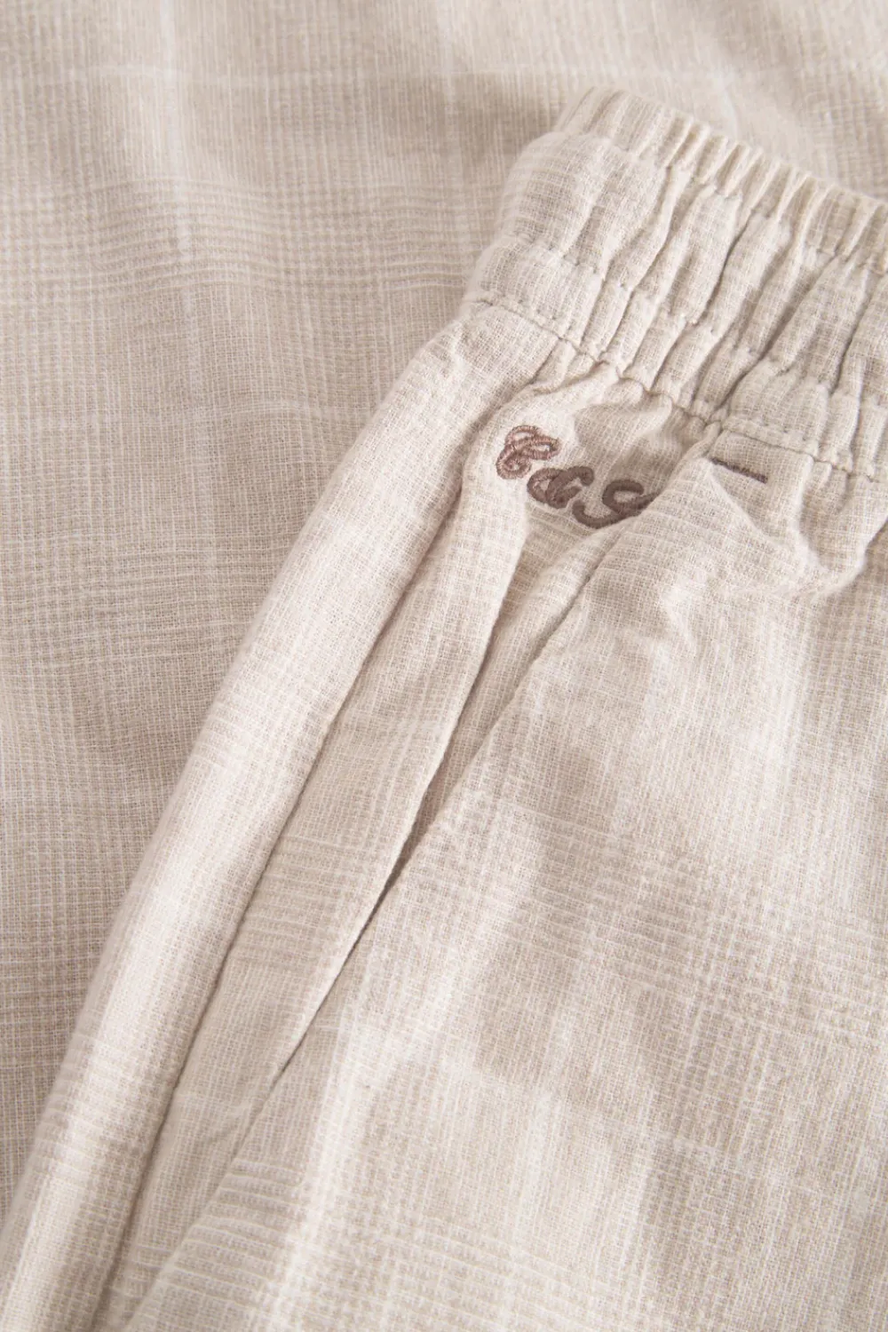 Colours & Sons Hose Leinen Blend - Tent Check*Herren Hosen