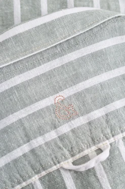 Colours & Sons Linen Shirt striped - Wasabi Stripes*Herren Hemden