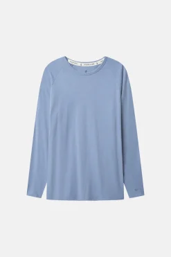 Colours & Sons Longsleeve Slub - Denim*Herren T-Shirts & Polos|Longsleeves