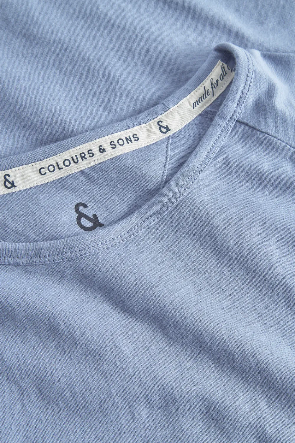 Colours & Sons Longsleeve Slub - Denim*Herren T-Shirts & Polos|Longsleeves