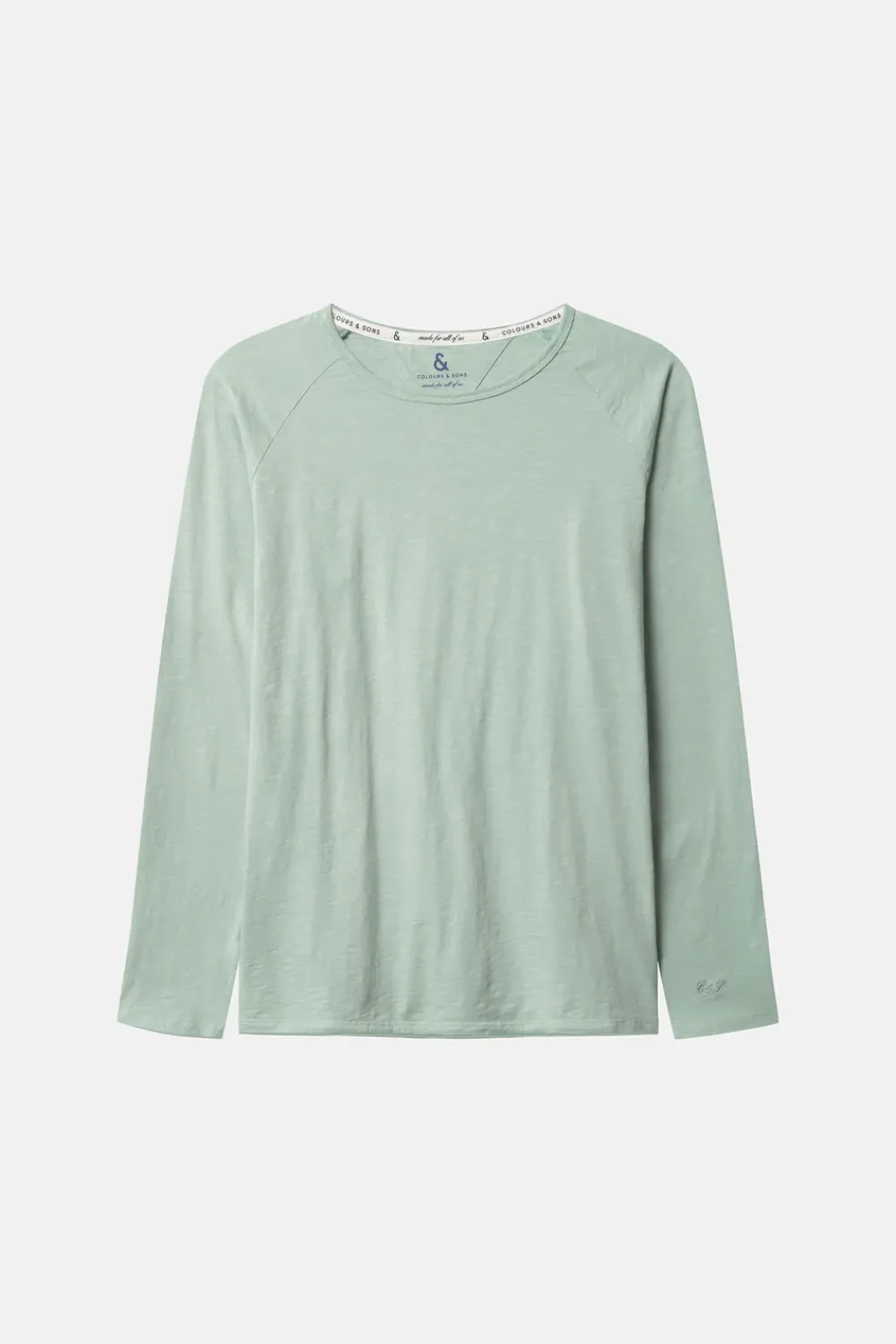 Colours & Sons Longsleeve Slub - Lime*Herren T-Shirts & Polos|Longsleeves