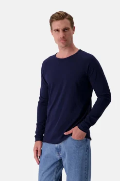 Colours & Sons Longsleeve Slub - Navy*Herren T-Shirts & Polos|Longsleeves