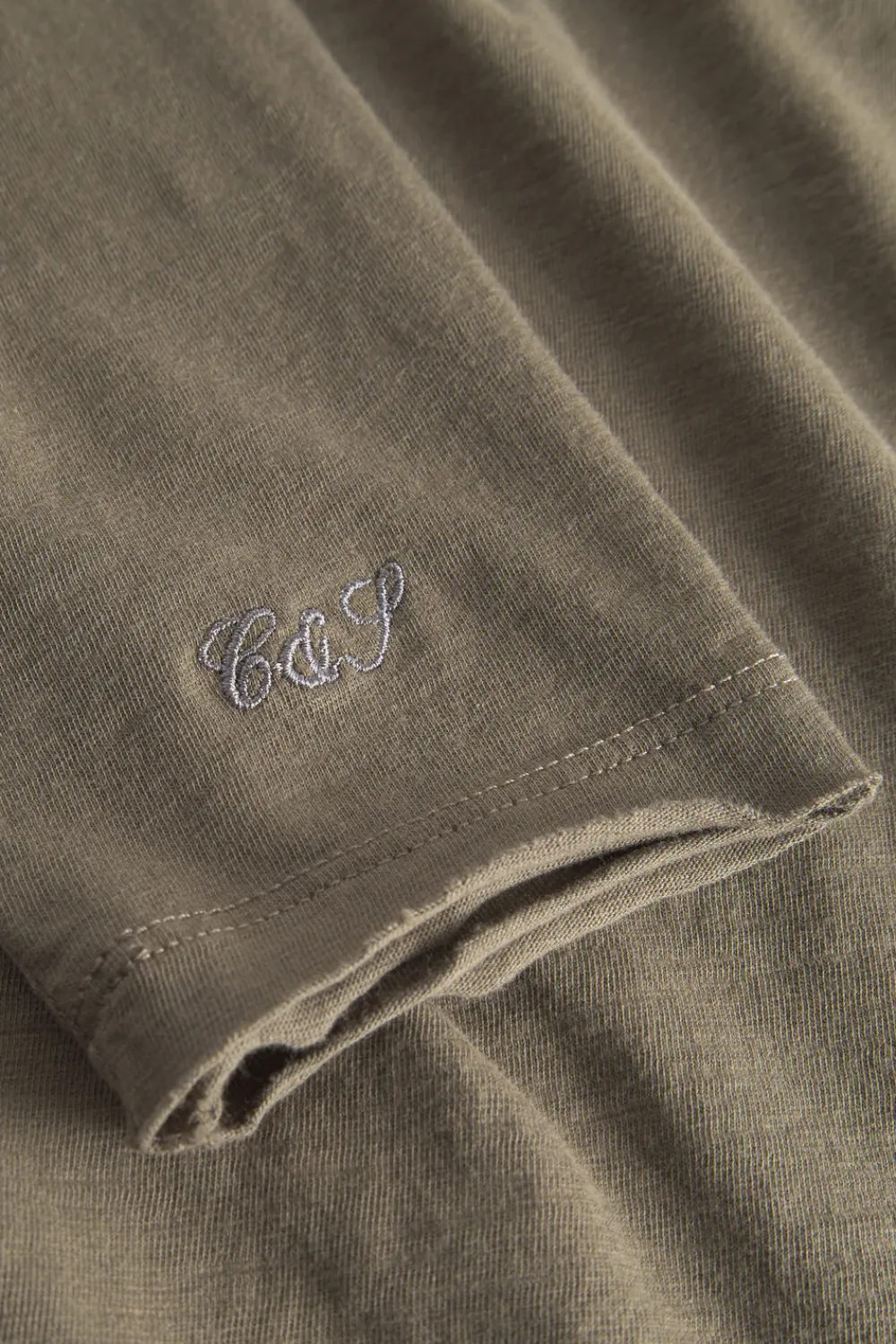 Colours & Sons Longsleeve Slub - Olive*Herren T-Shirts & Polos|Longsleeves