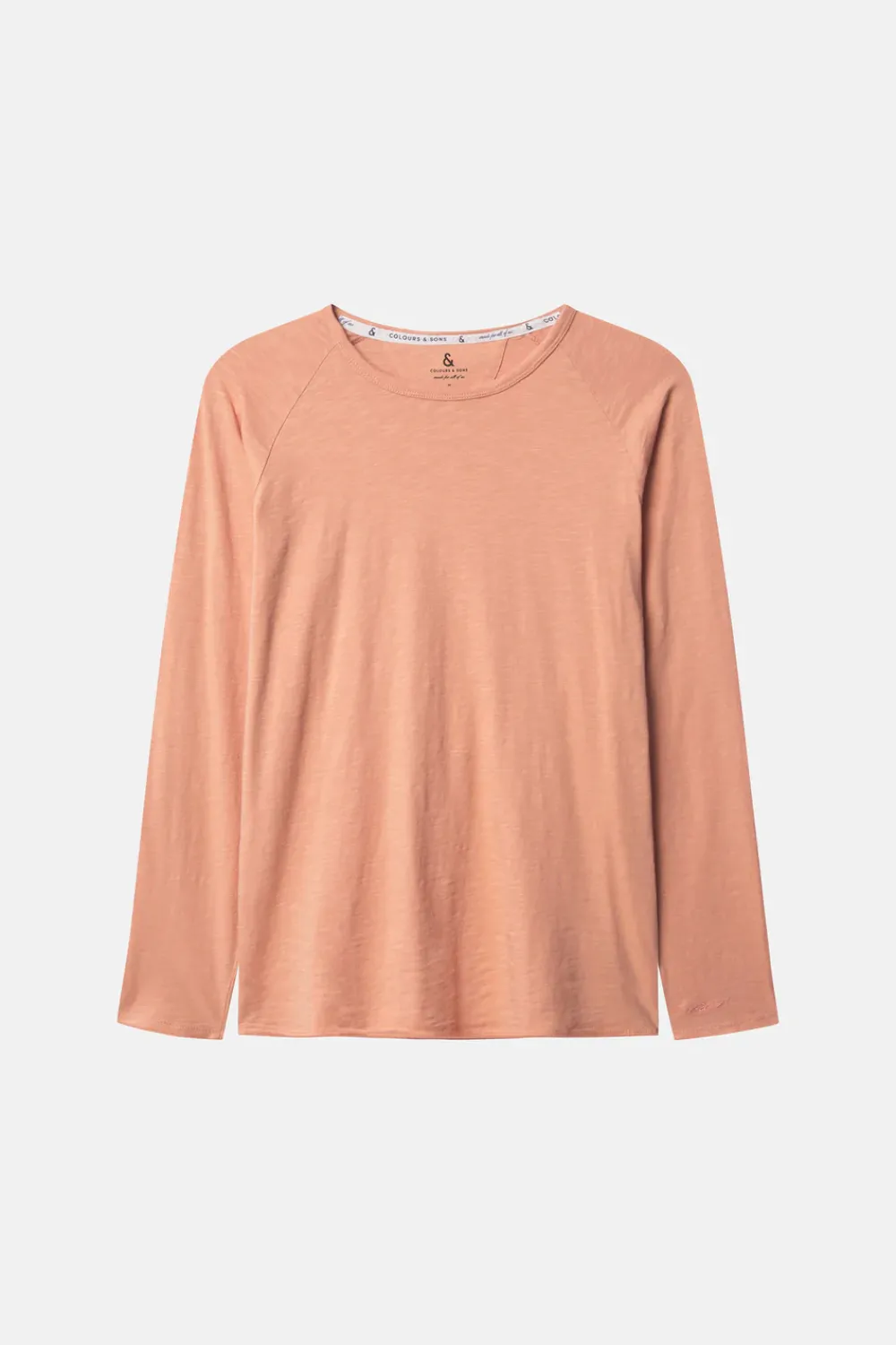 Colours & Sons Longsleeve Slub - Peach*Herren T-Shirts & Polos|Longsleeves
