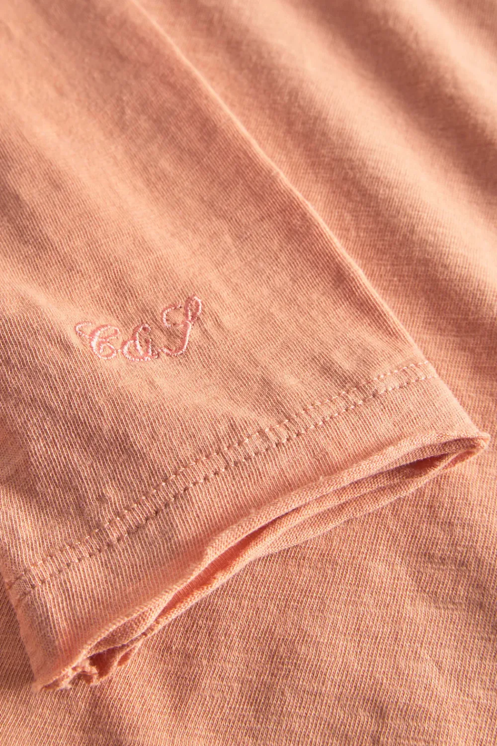 Colours & Sons Longsleeve Slub - Peach*Herren T-Shirts & Polos|Longsleeves