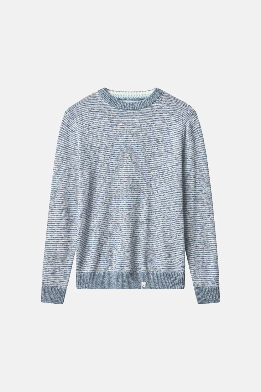Colours & Sons Mouliné Pullover - Dove Mouliné*Herren Pullover