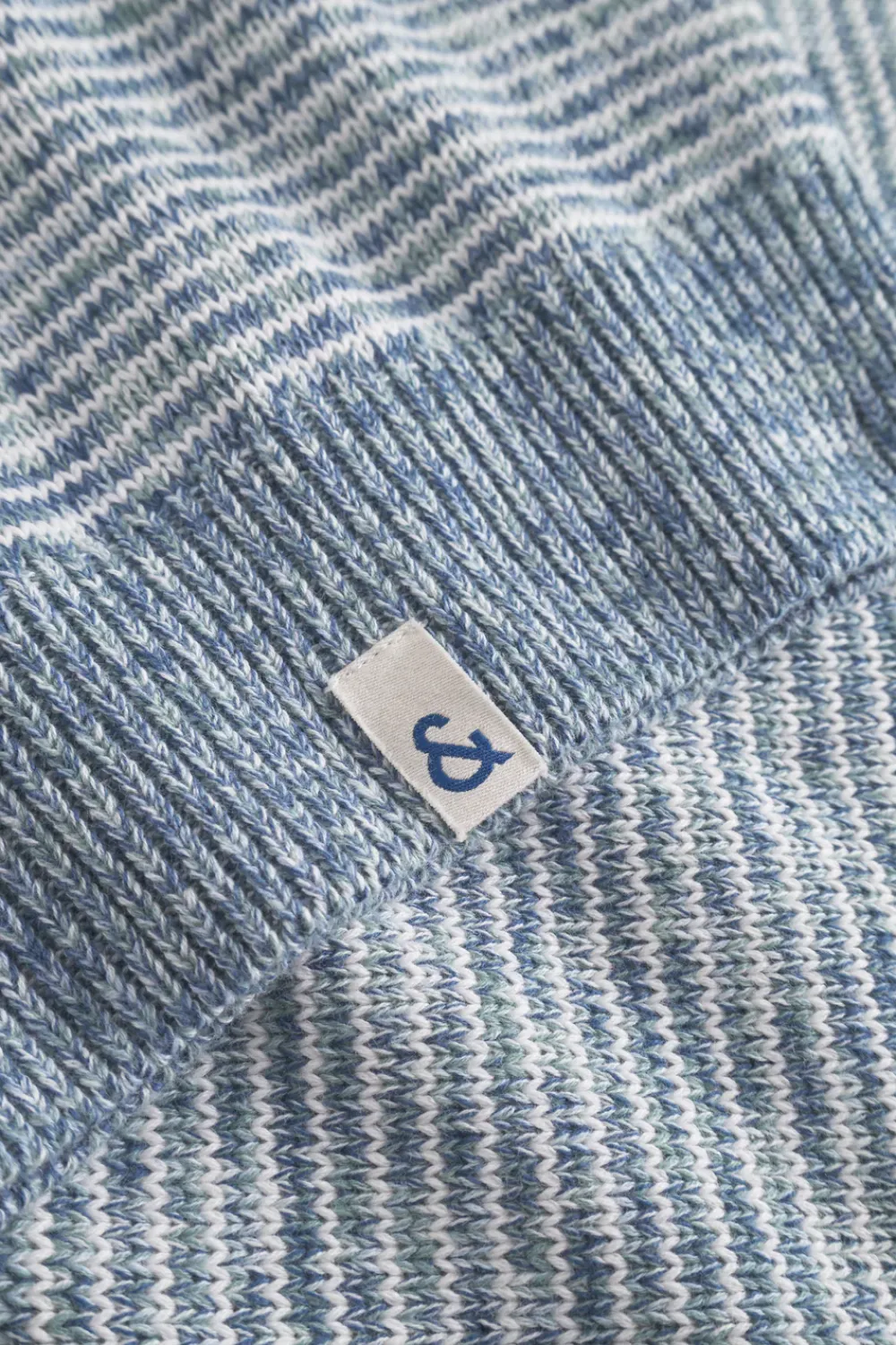Colours & Sons Mouliné Pullover - Dove Mouliné*Herren Pullover